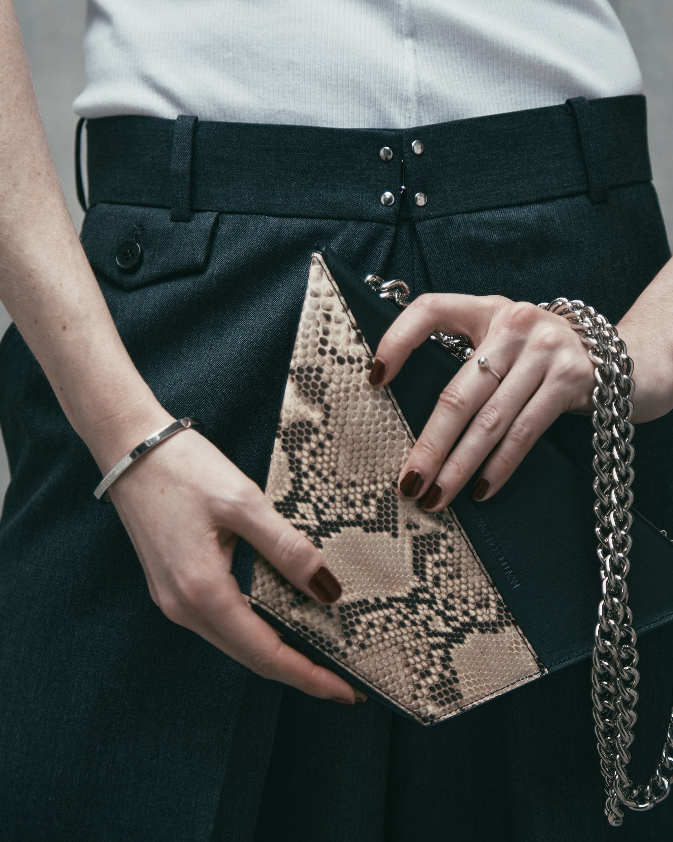 SCULPTURE BAG | PYTHON