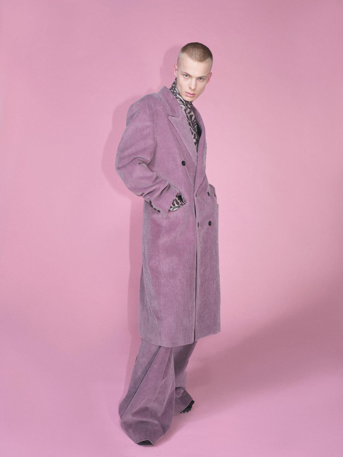 Leopard Print Turtle Neck Top