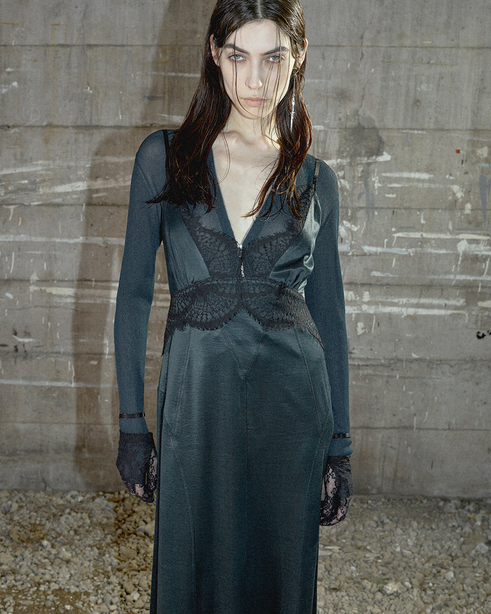 ZIP-UP KNIT CARDIGAN