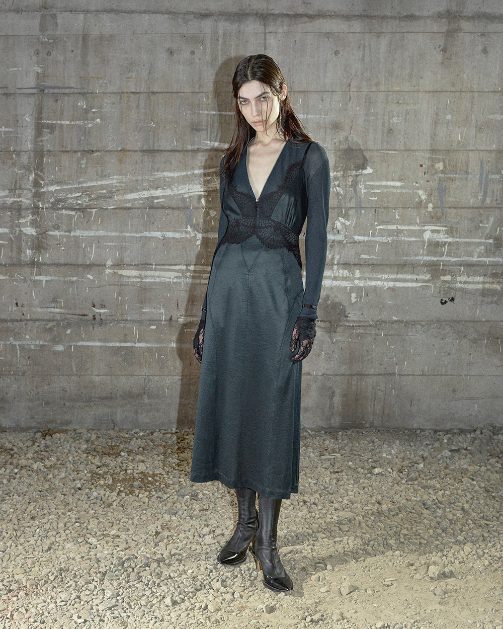 ZIP-UP KNIT CARDIGAN