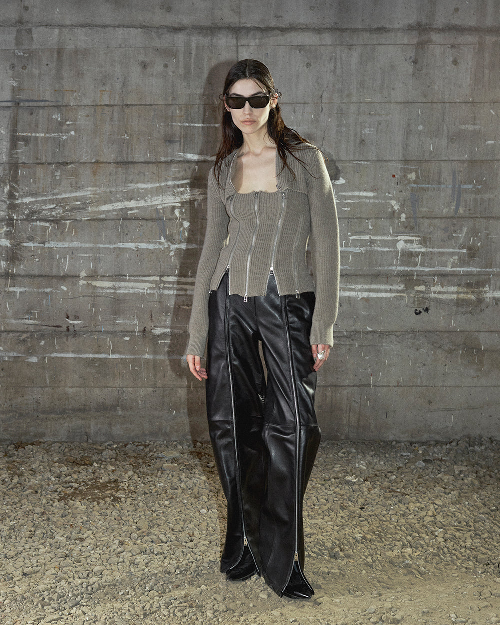 CORSET SEPARATE KNIT TOP