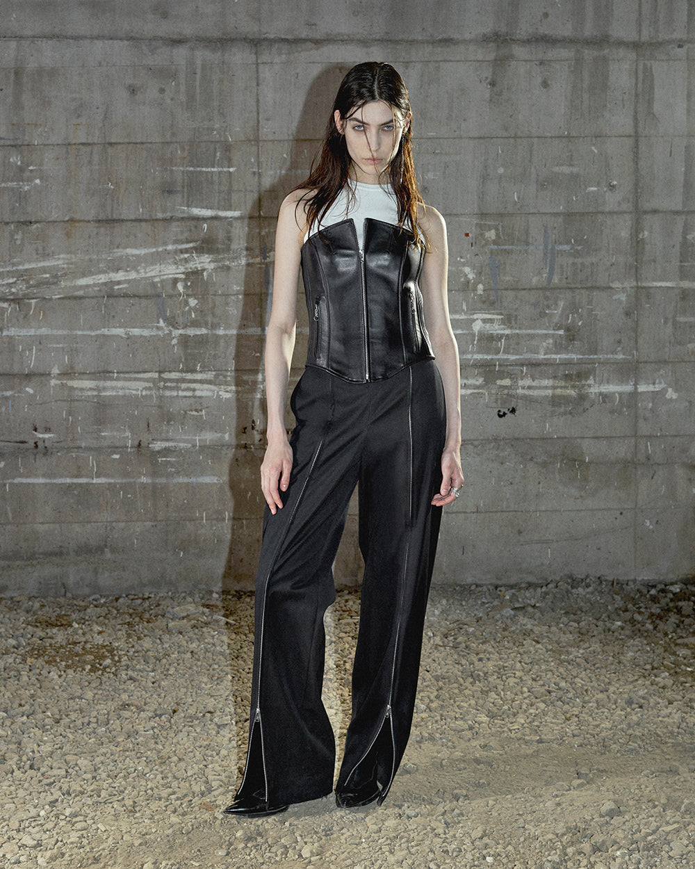 JOHN LAWRENCE SULLIVAN タートルネック　切り替えトップス JOHN LAWRENCE SULLIVAN タートルネック 切り替えトップス - メルカリ