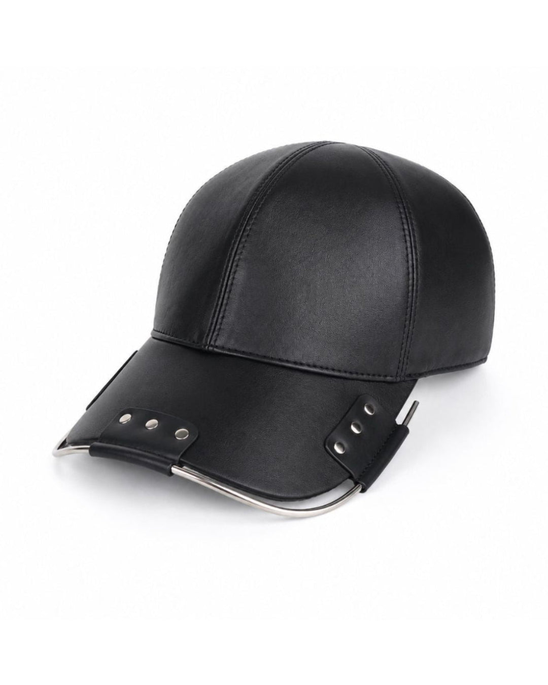 FRAMED LEATHER CAP