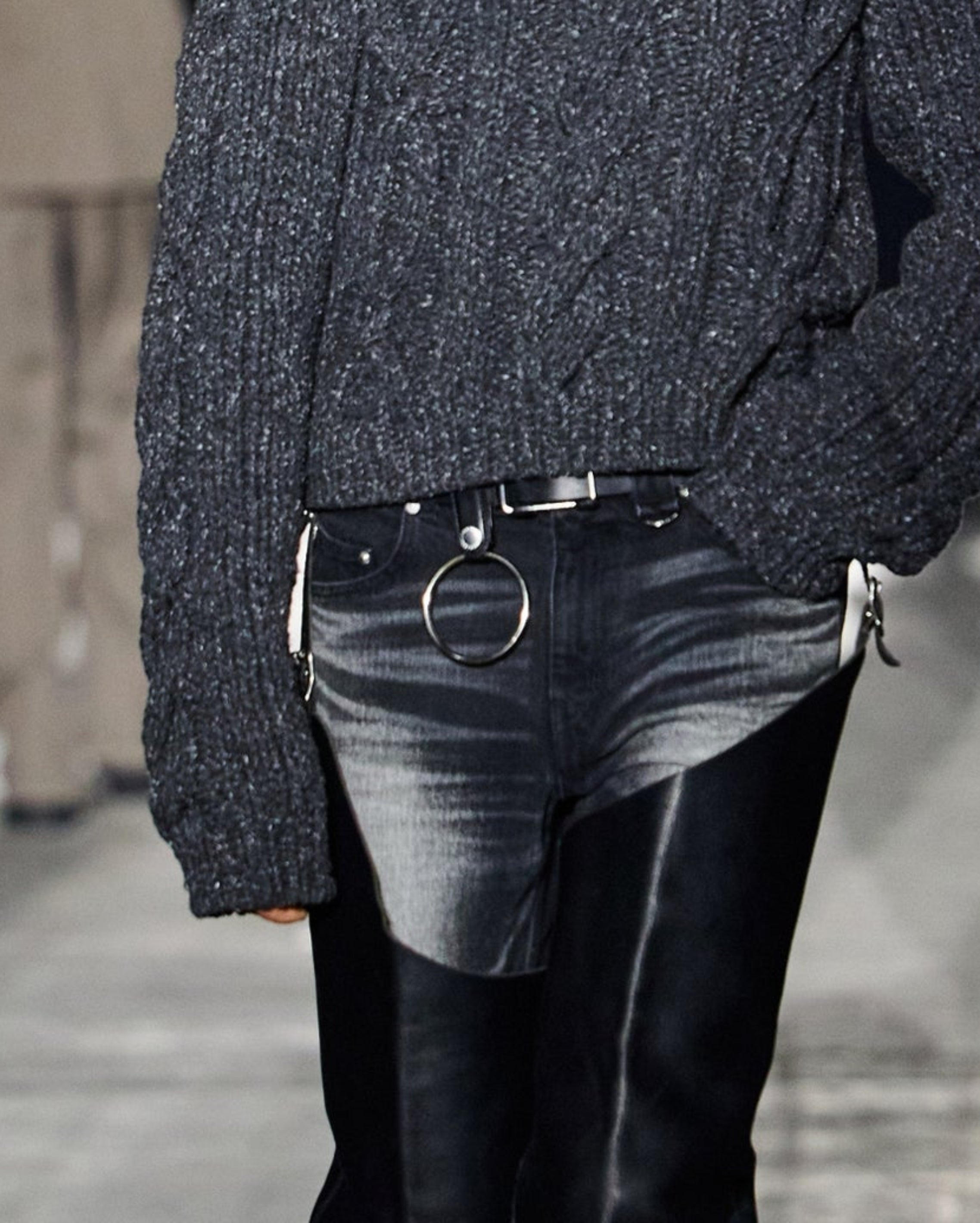 LEATHER KEY RING