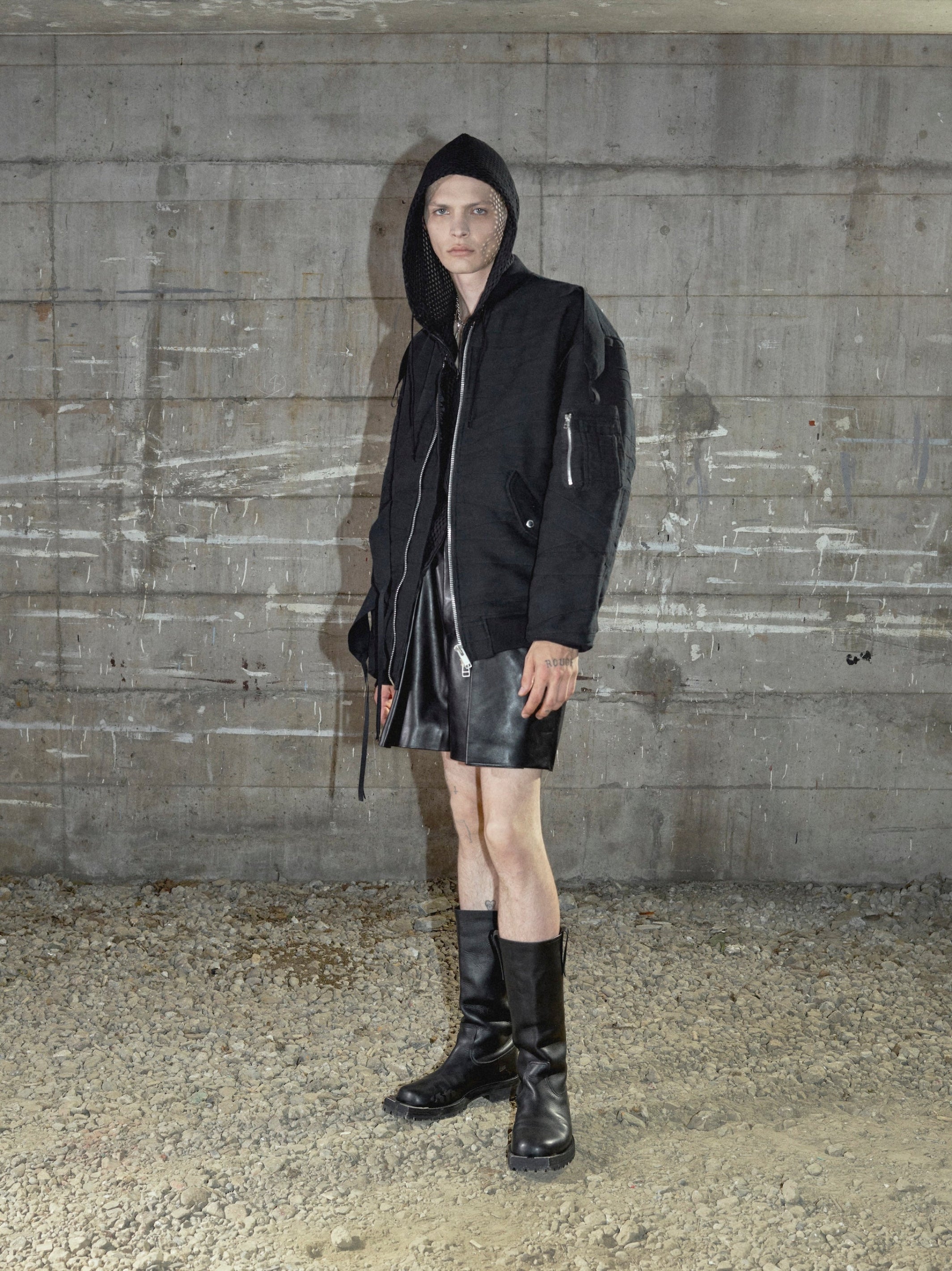 BANDAGED BOMBER JACKET