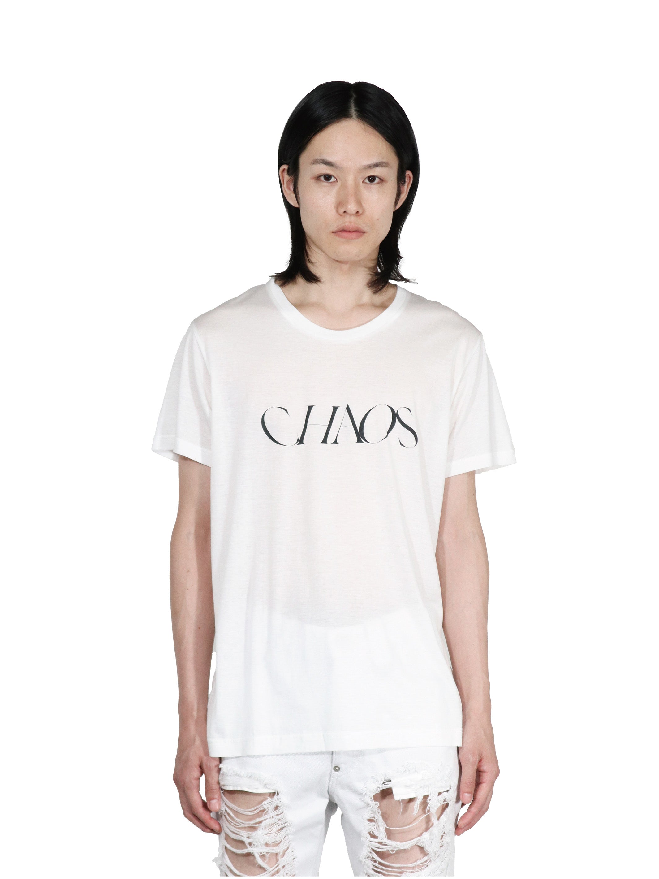 "CHAOS" T-shirt | White