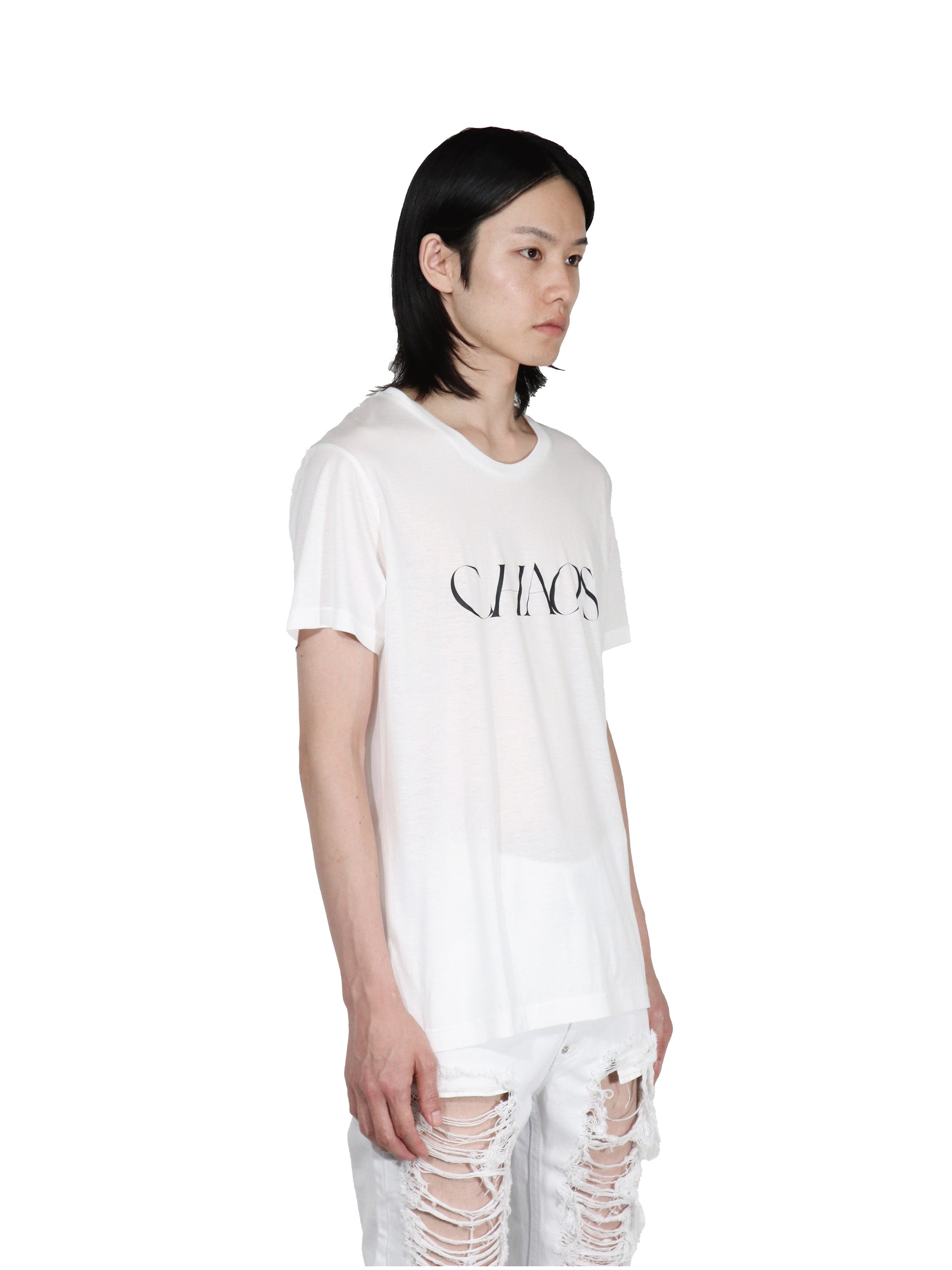 "CHAOS" T-shirt | White