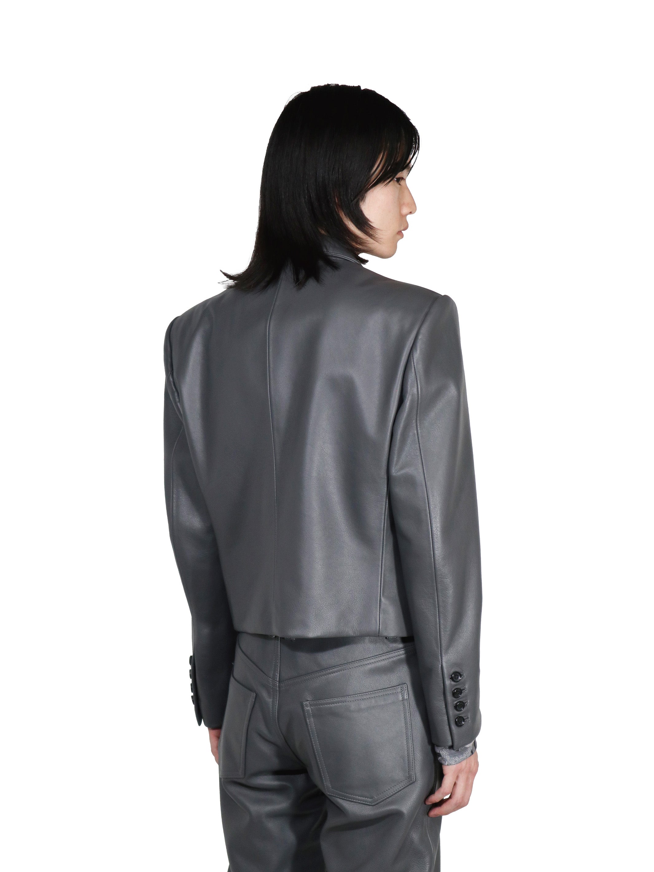 LEATHER SPENCER JACKET