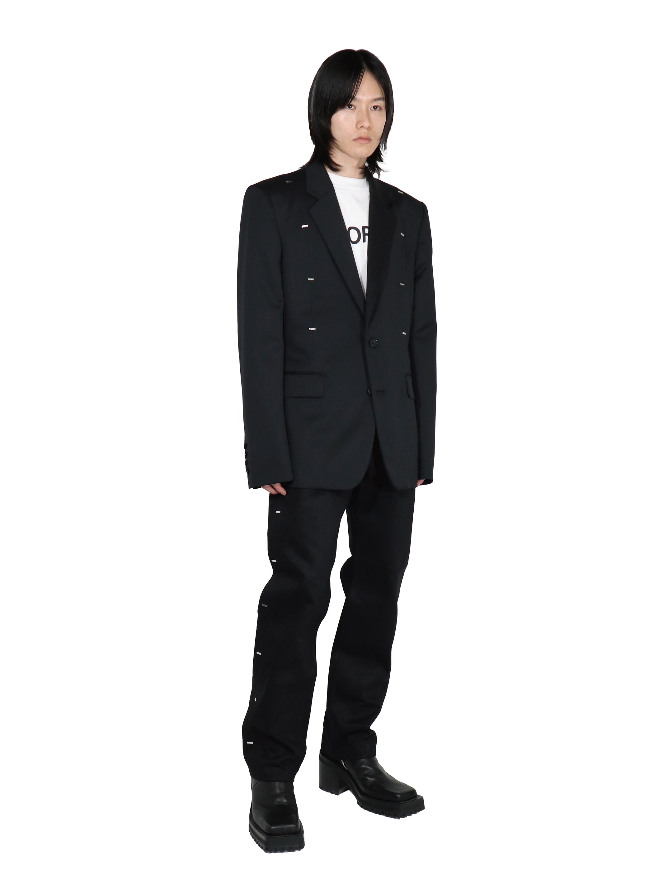 WOOL METAL LINE JACKET