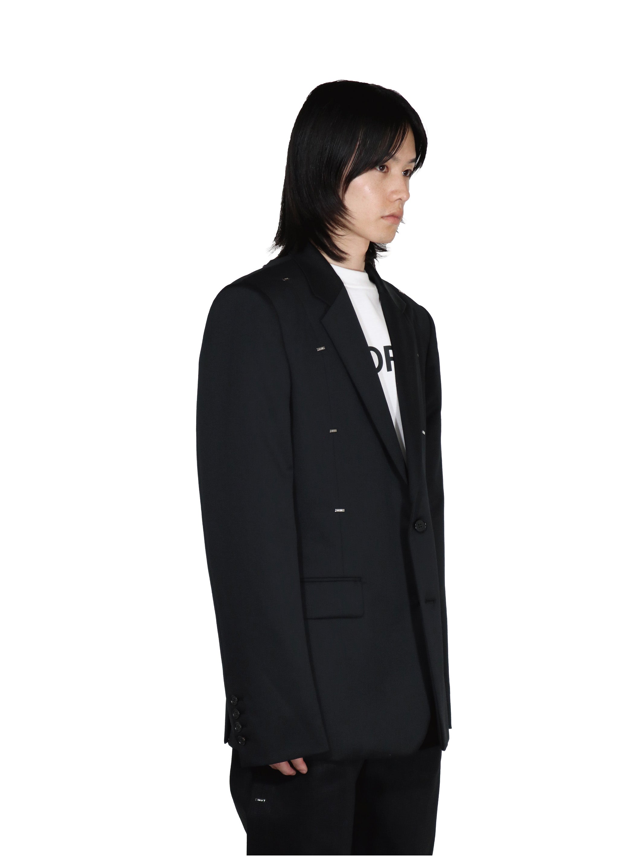 WOOL METAL LINE JACKET