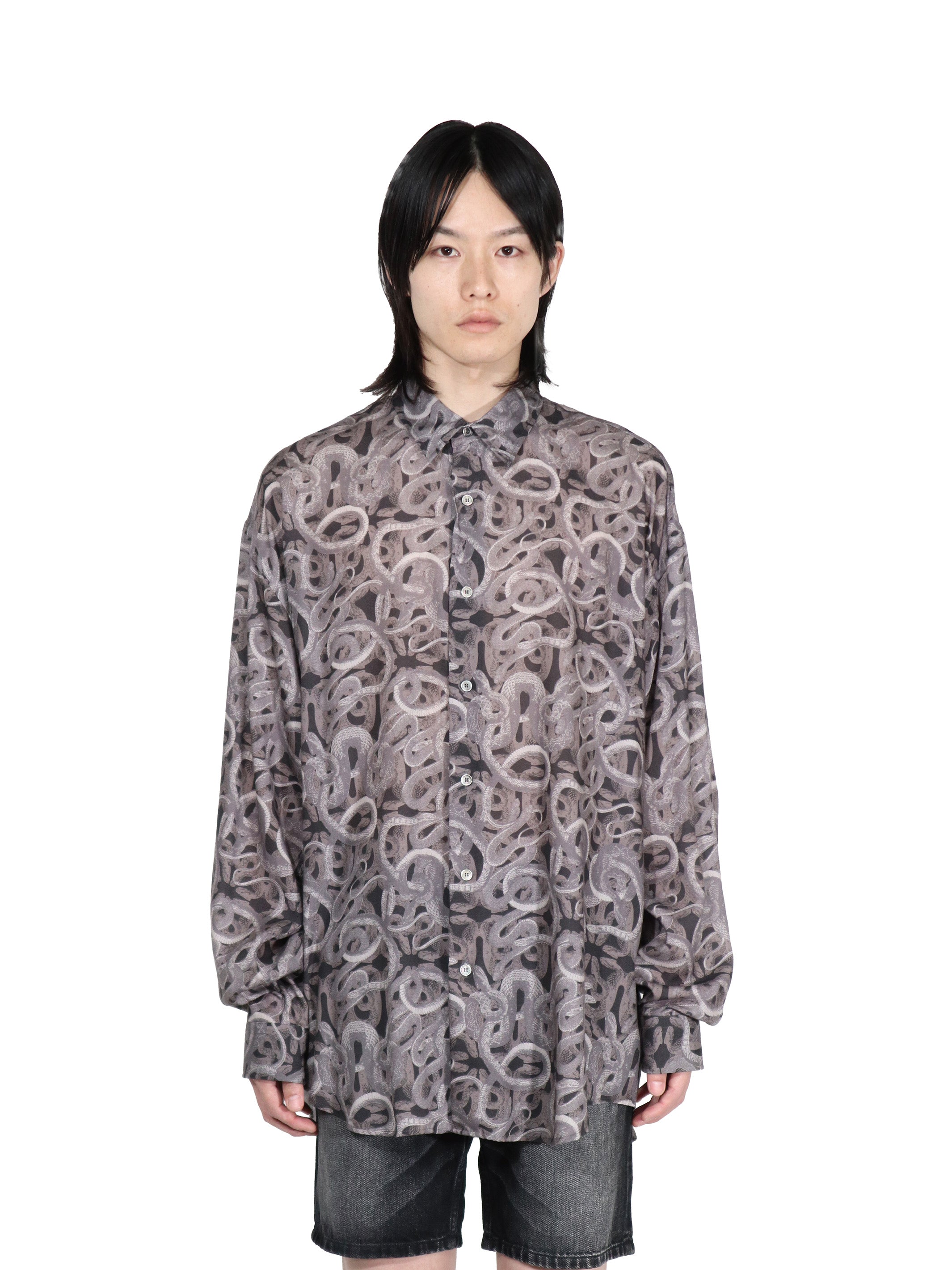 ALL OVER PRINT OVERSIZED SHIRT