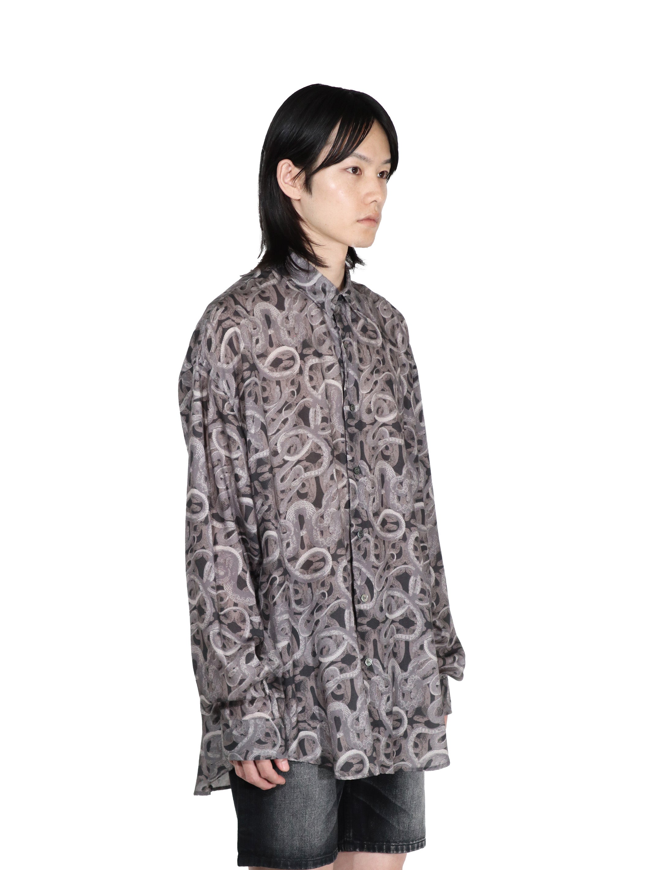 ALL OVER PRINT OVERSIZED SHIRT
