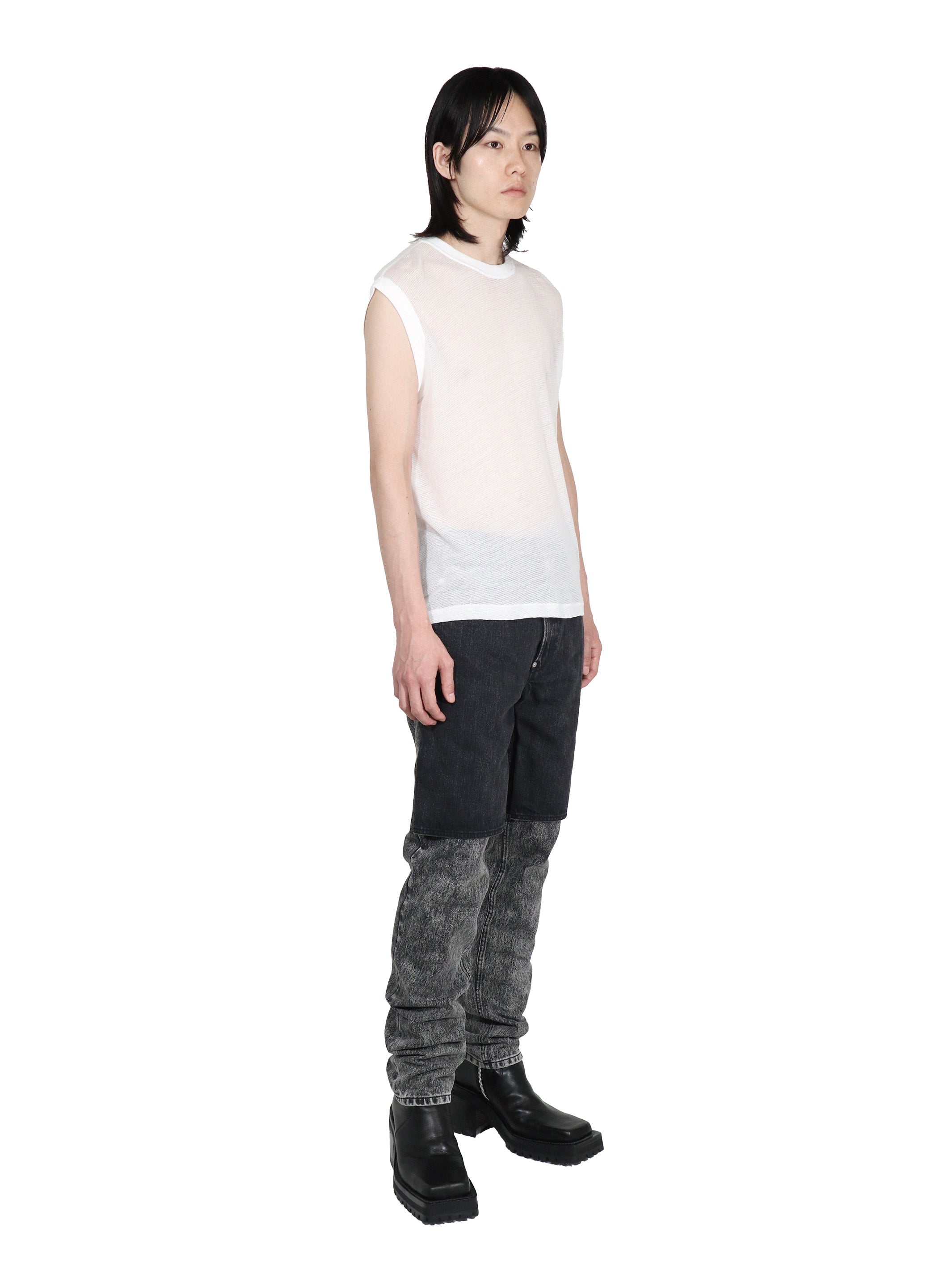 MESH SLEEVELESS TOP