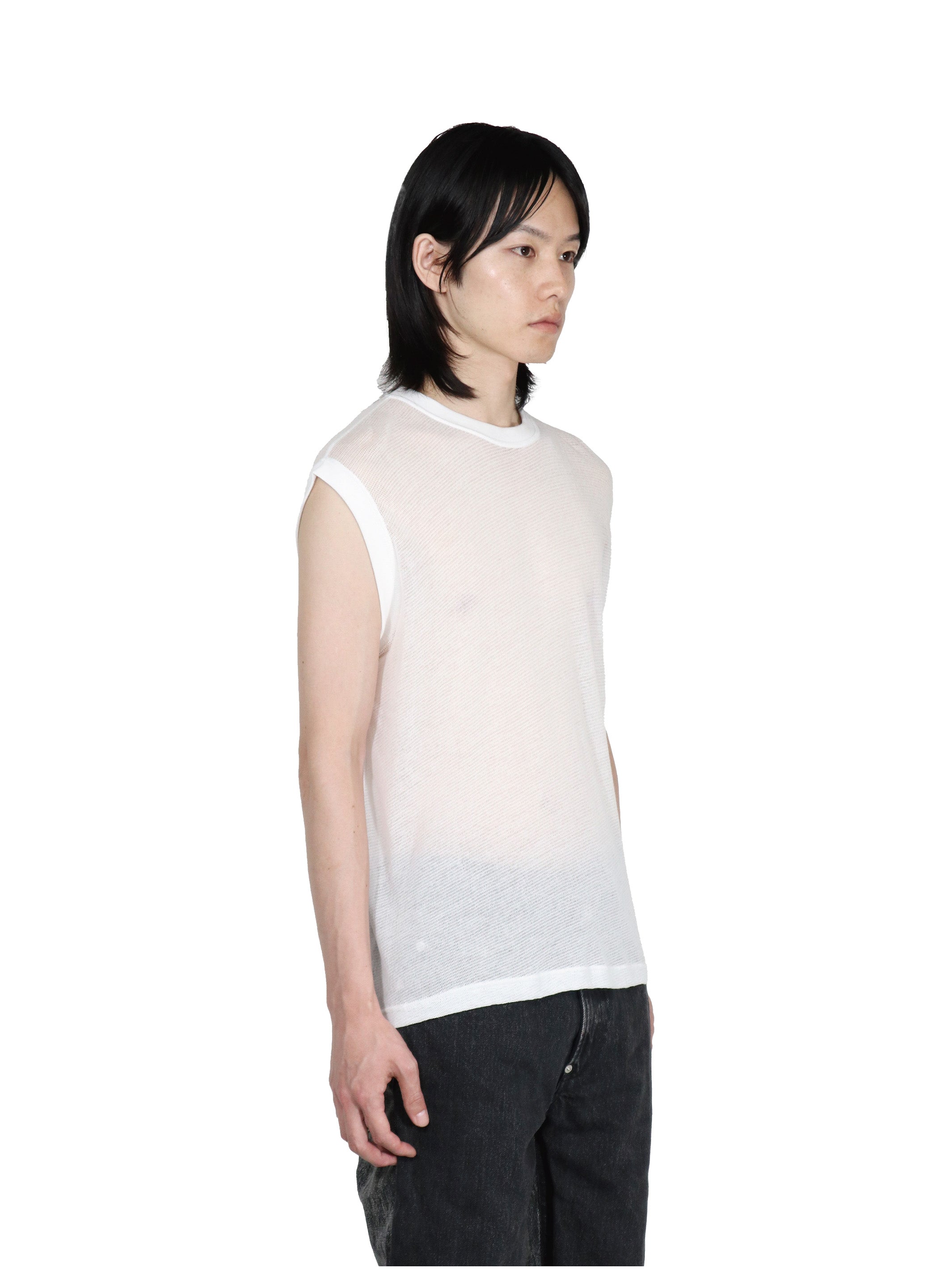 MESH SLEEVELESS TOP