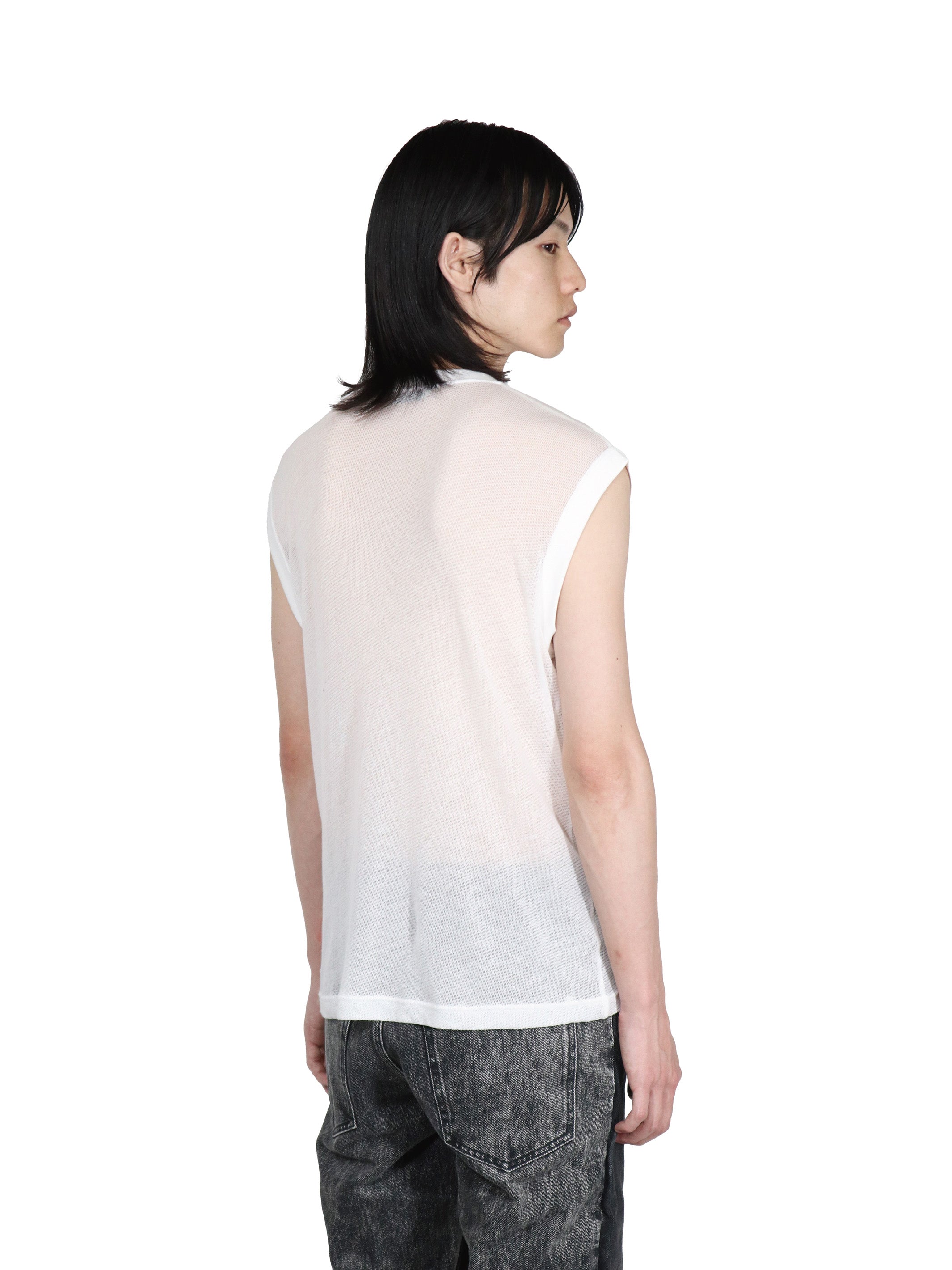 MESH SLEEVELESS TOP