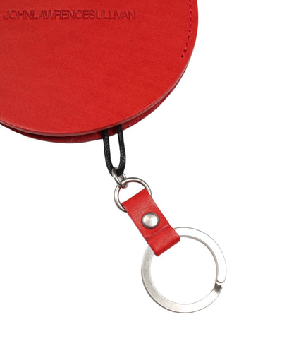 Leather circle key case