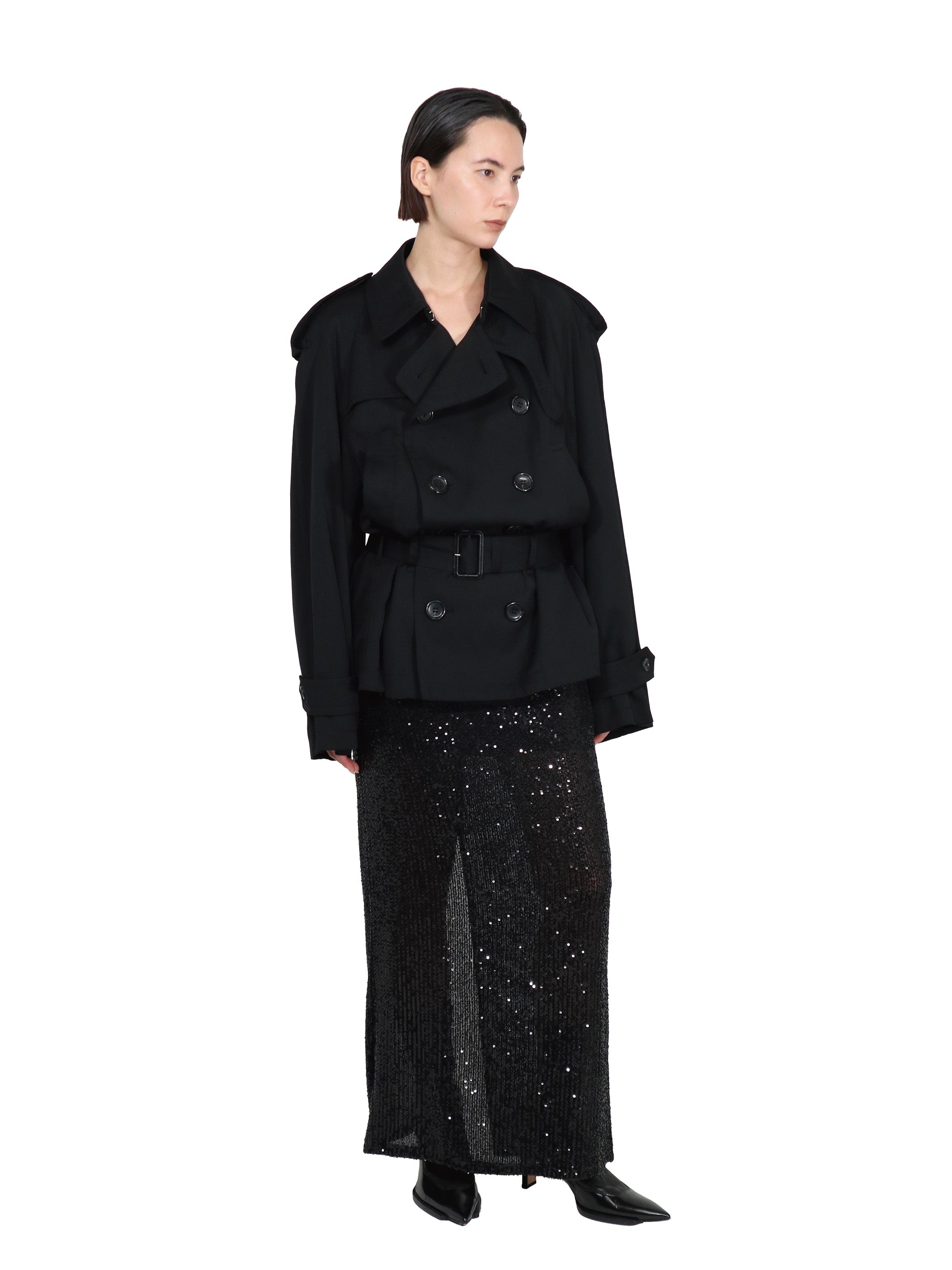 SPANGLE LONG SKIRT