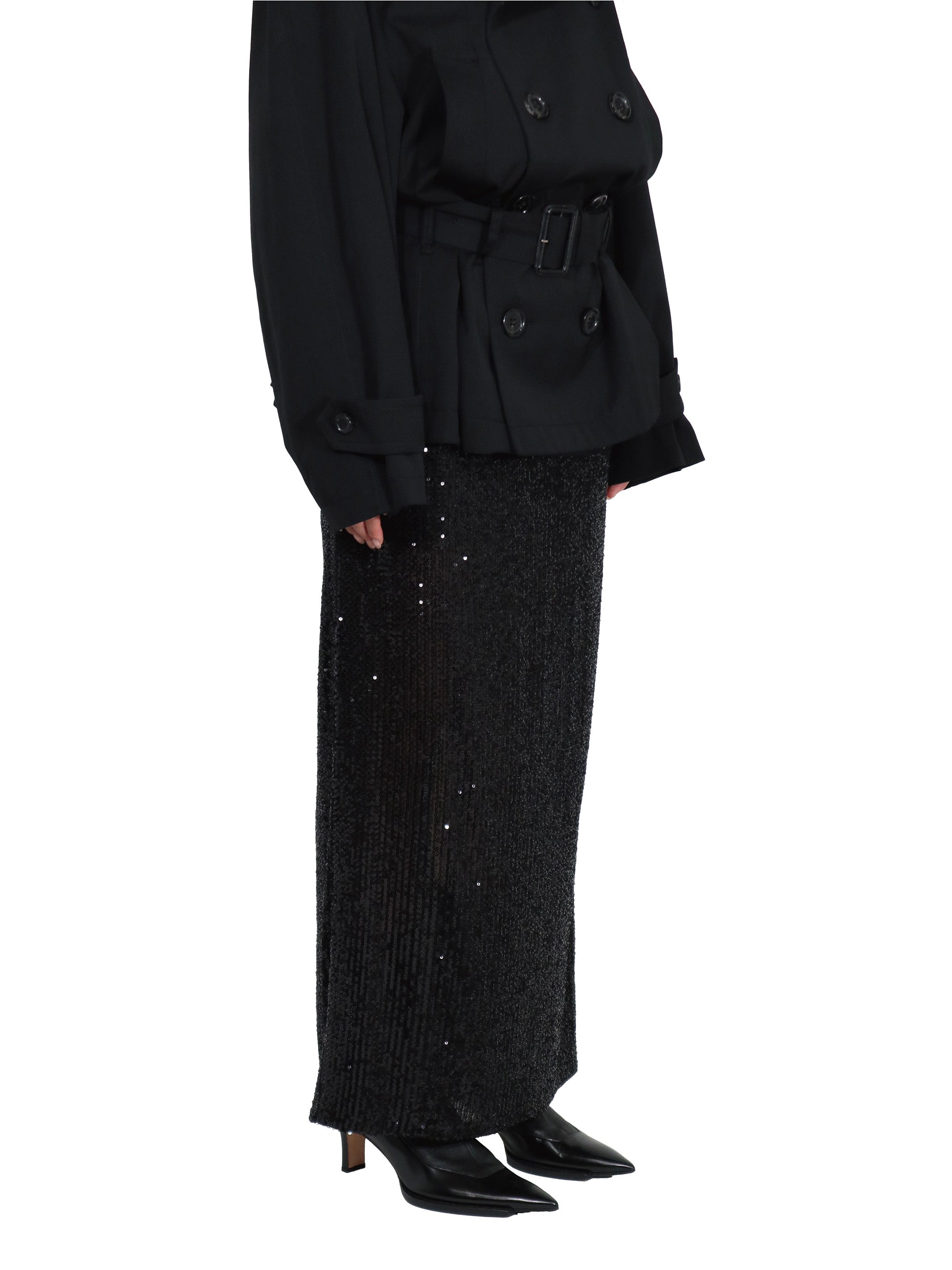 SPANGLE LONG SKIRT