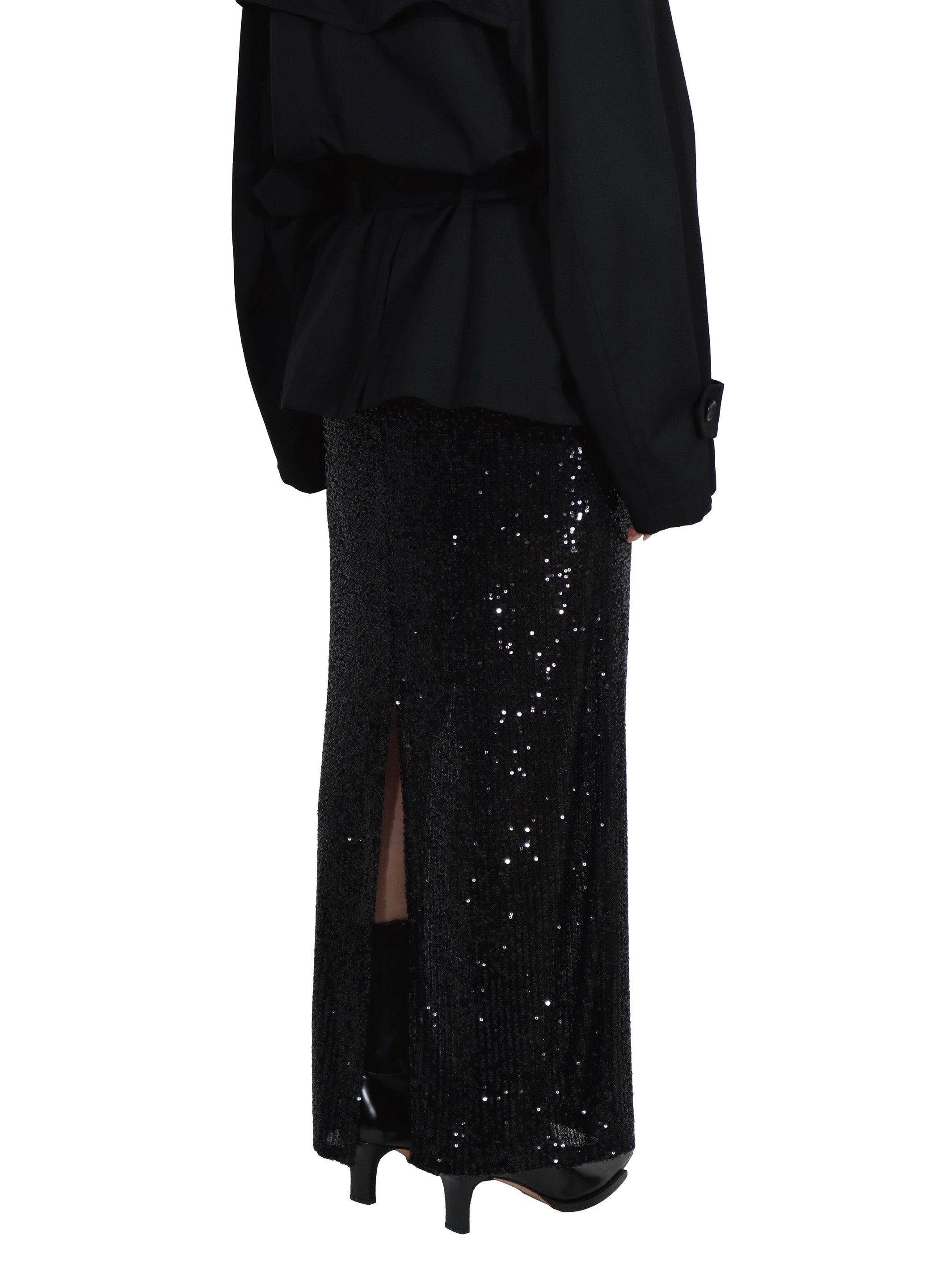 SPANGLE LONG SKIRT