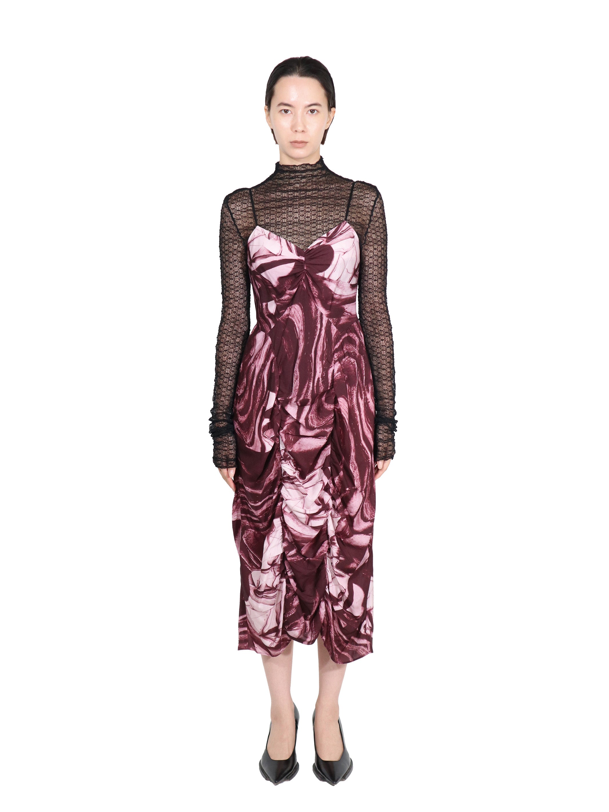 ALL OVER PRINT SLIP DRESS