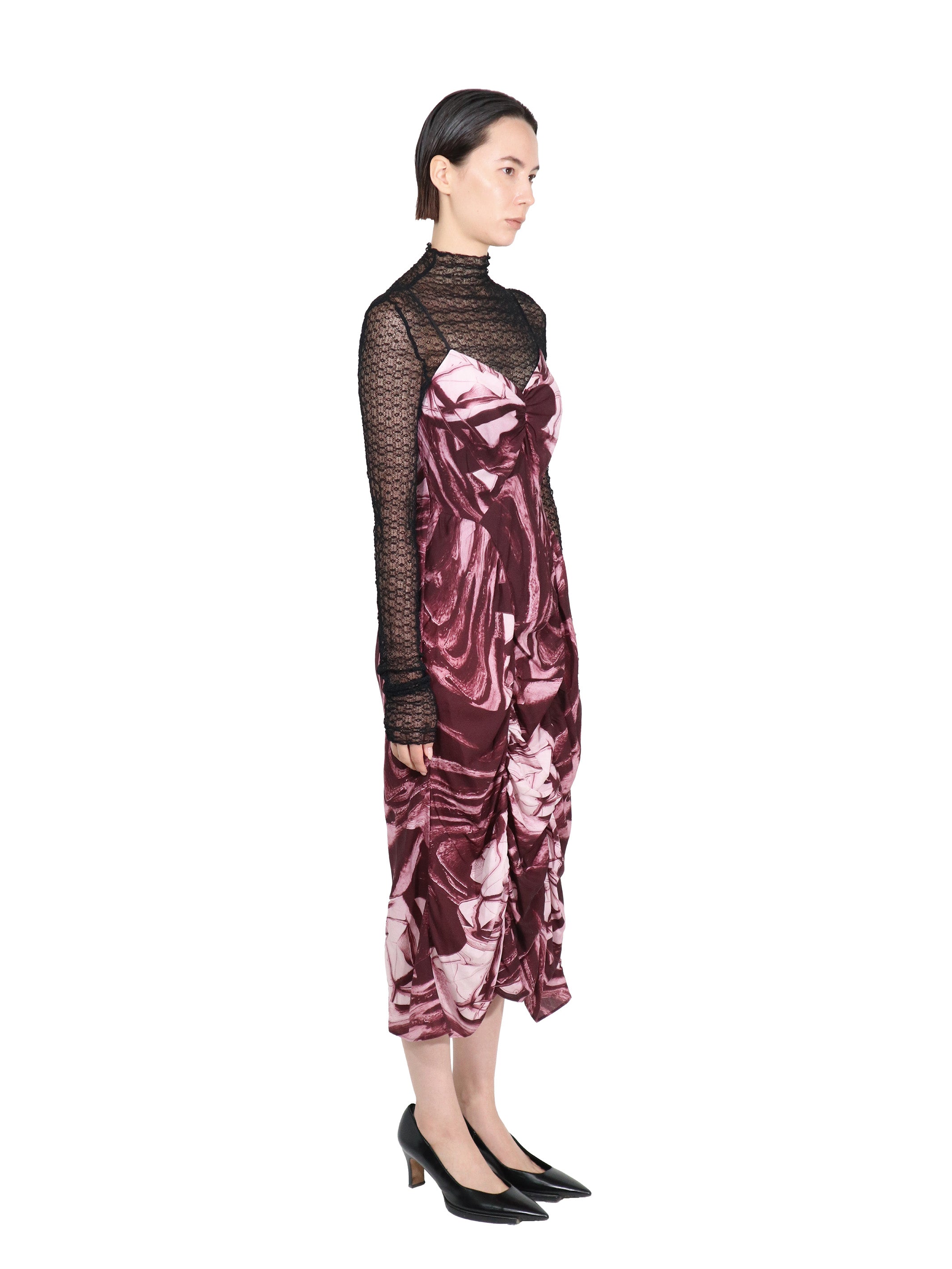 ALL OVER PRINT SLIP DRESS