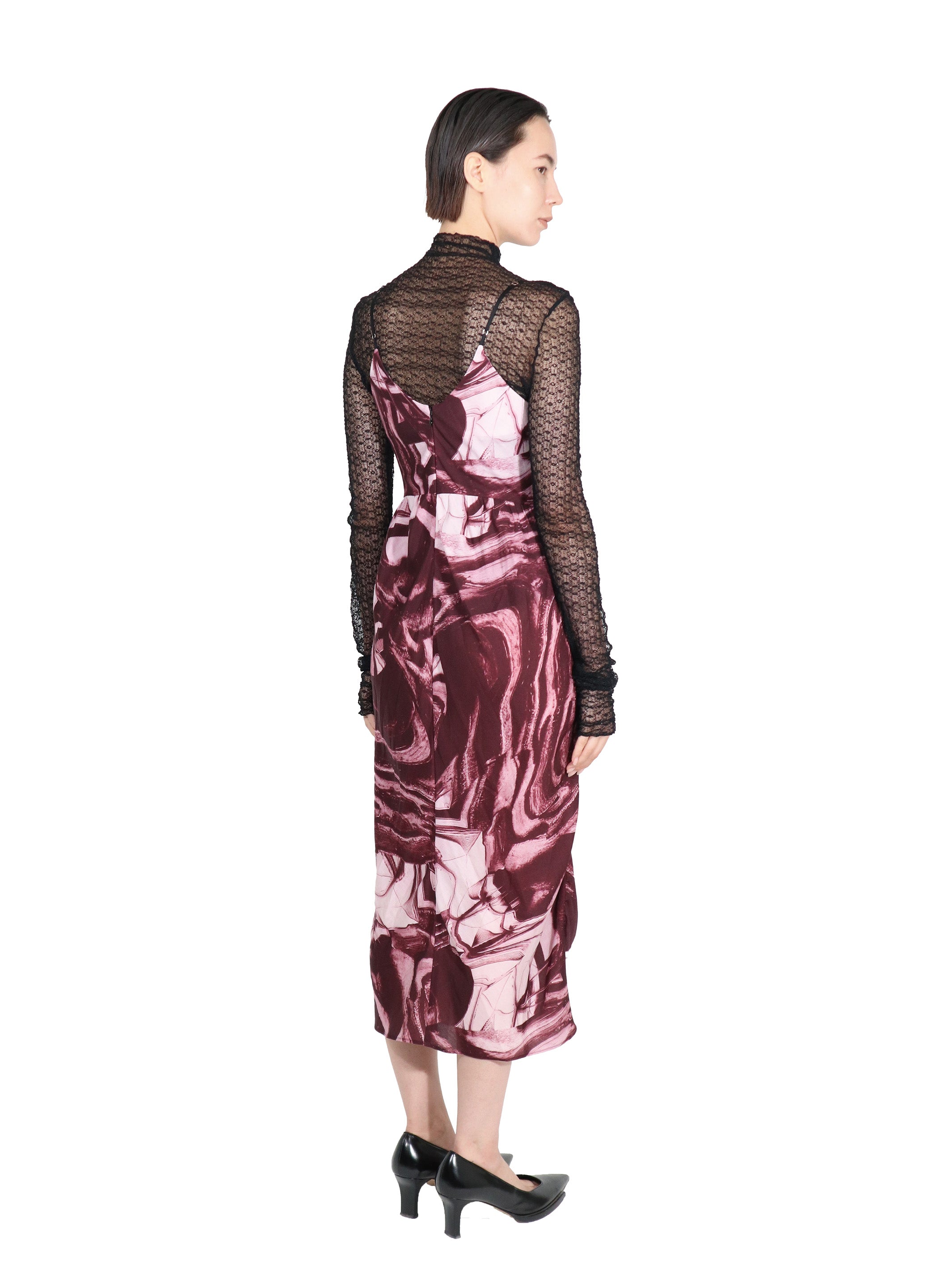 ALL OVER PRINT SLIP DRESS