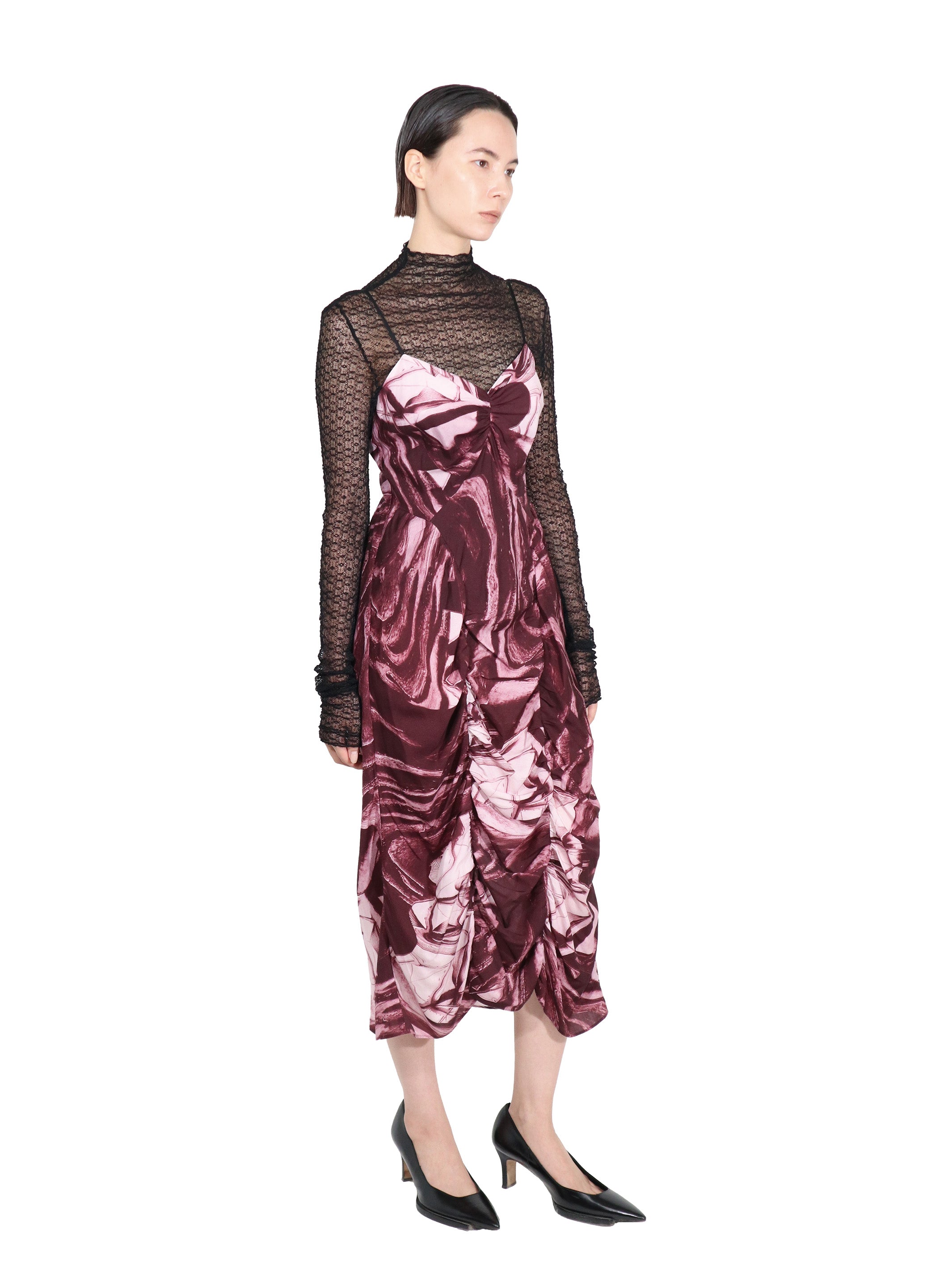 ALL OVER PRINT SLIP DRESS