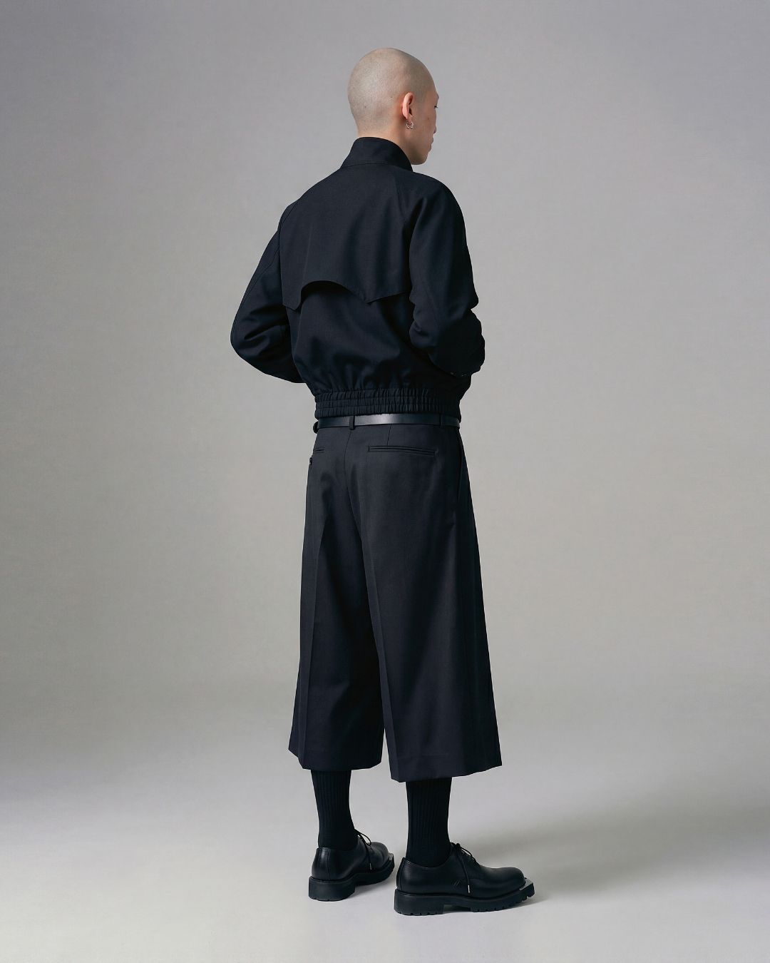 T/C TWILL ZIP SLEEVE HARRINGTON JACKET