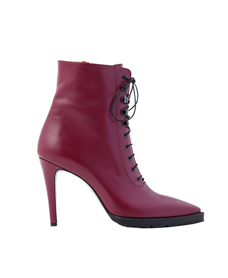 Lace-Up Boots | Bordeaux