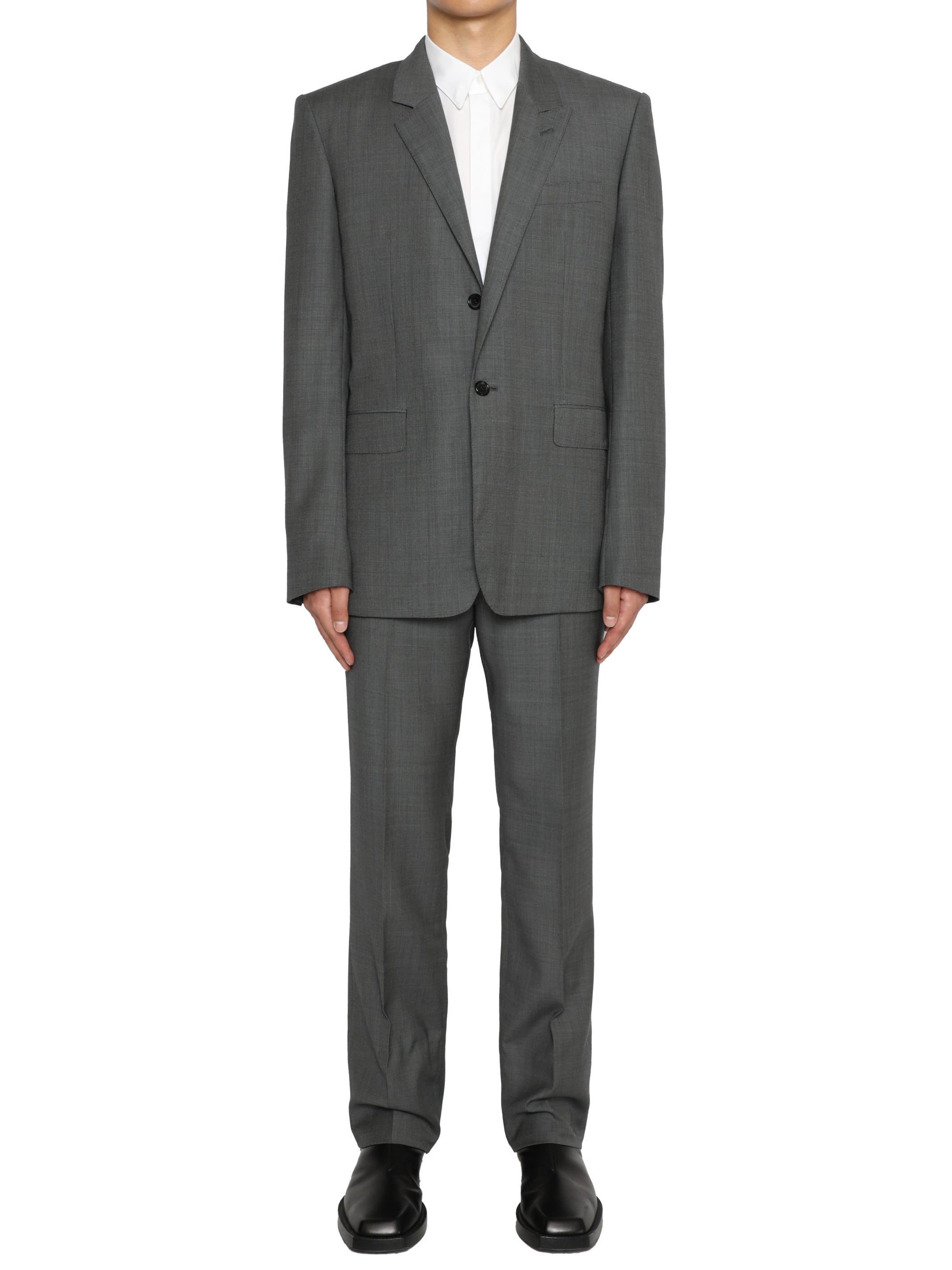 Pin-Dot Strait Trousers