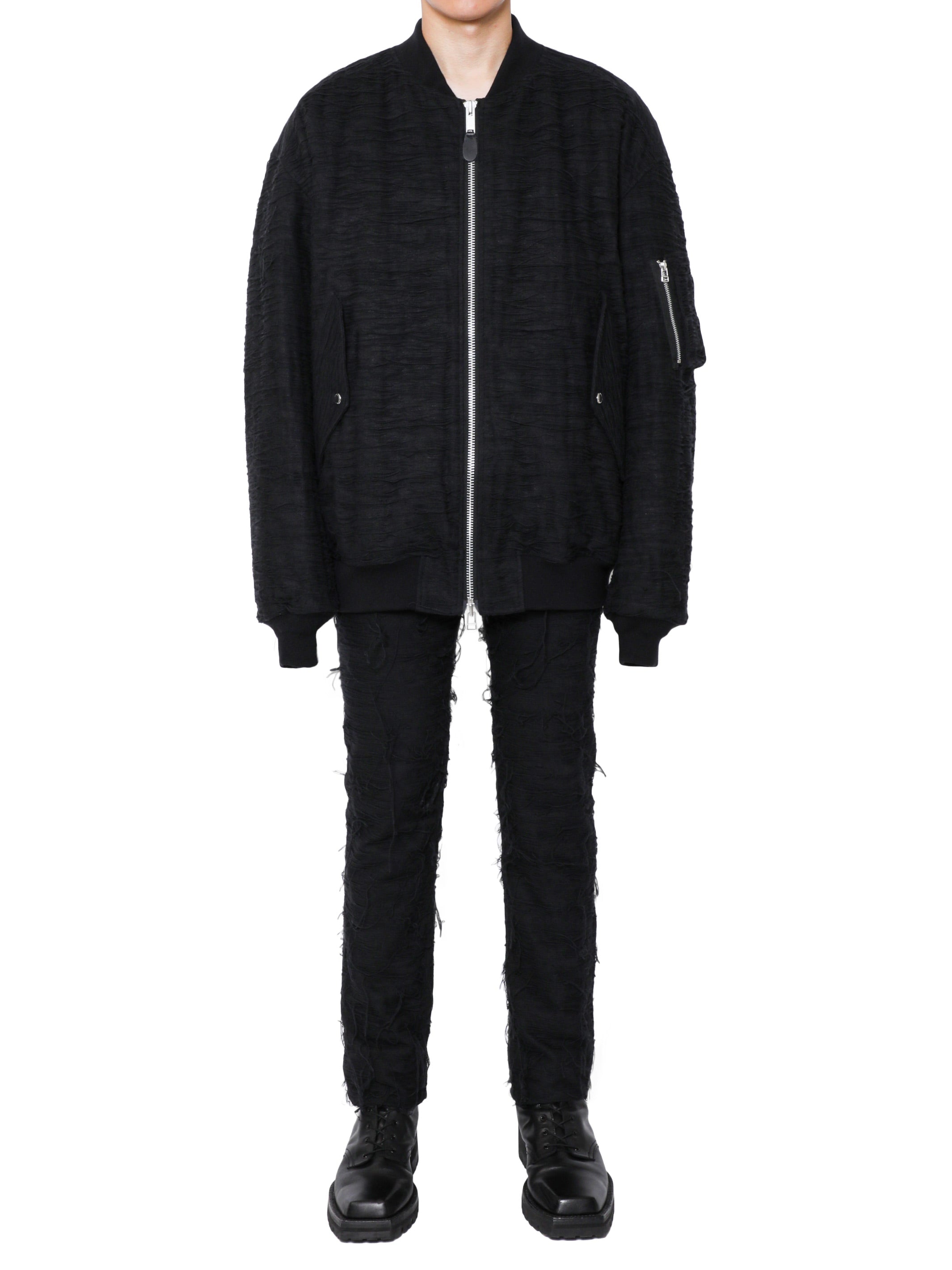 Crash denim 5pockets pants
