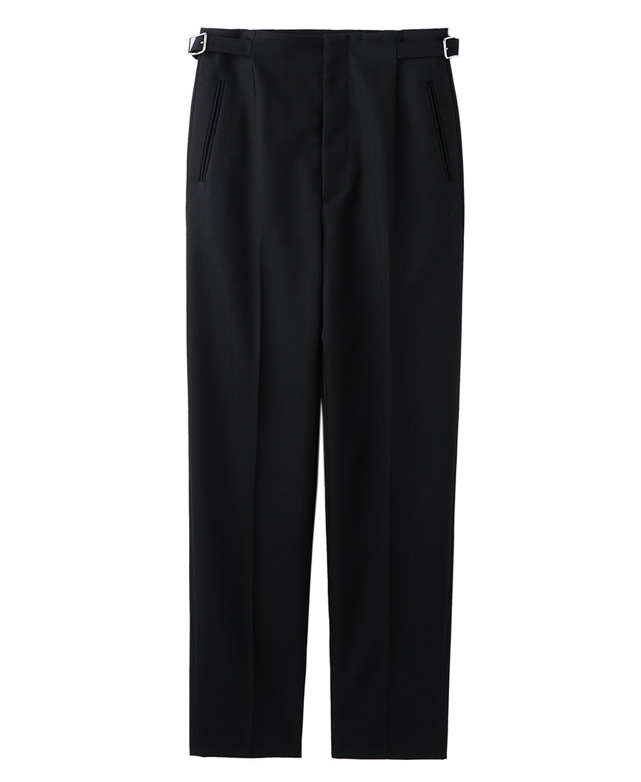 Side Strap Trousers | Black