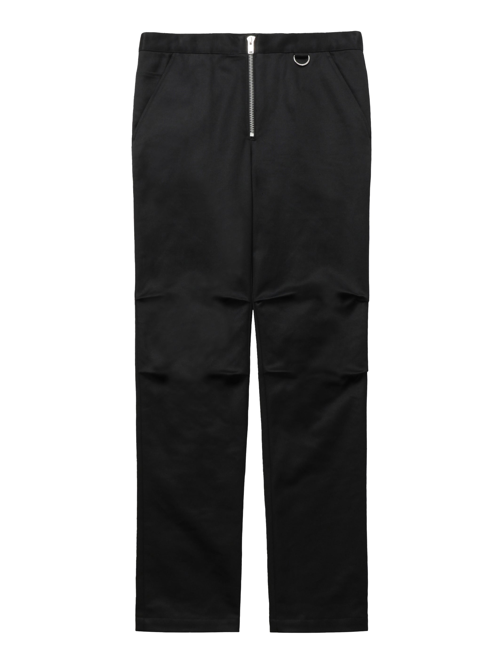 Cotton Satin Biker Pants