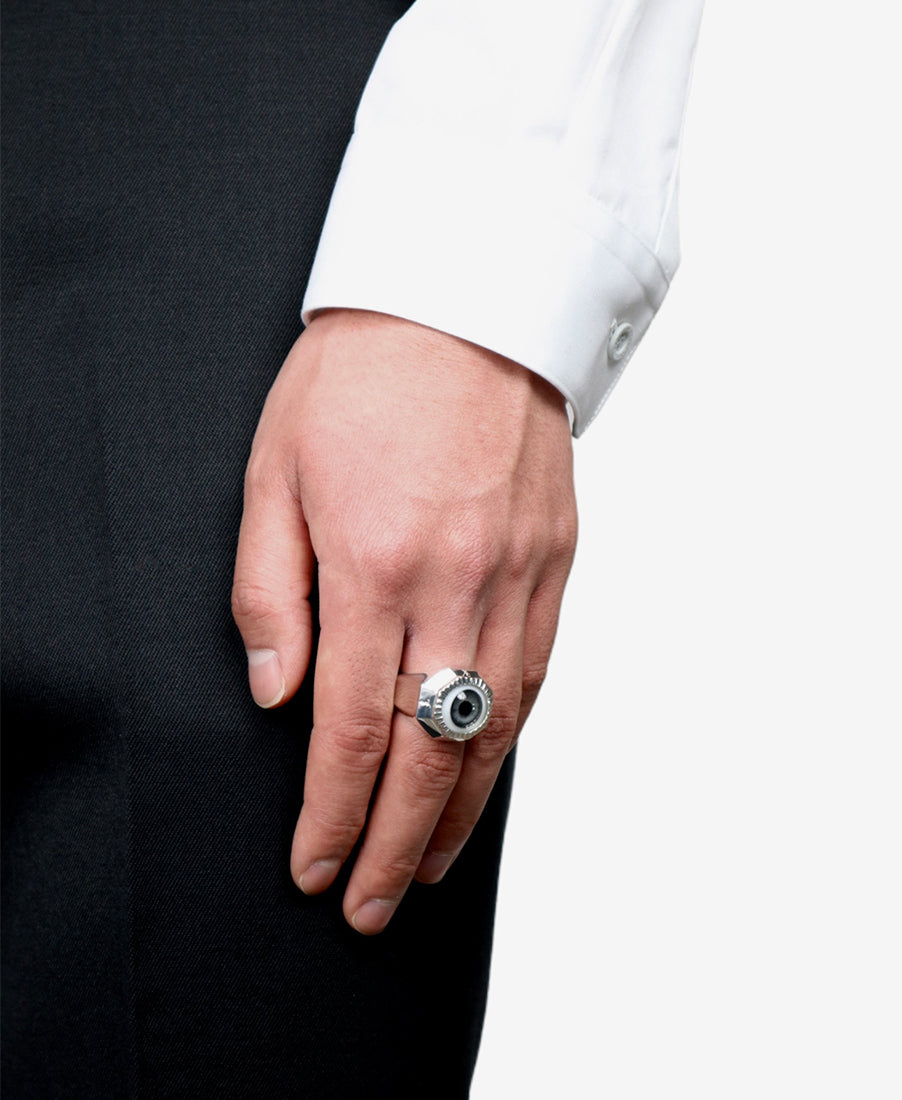 Glass eye ring – JOHN LAWRENCE SULLIVAN