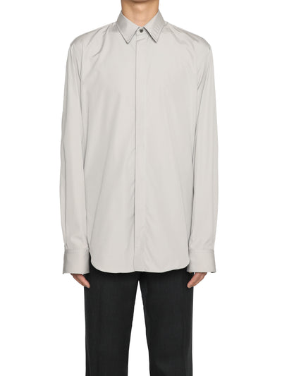 Broadcloth fly front shirt