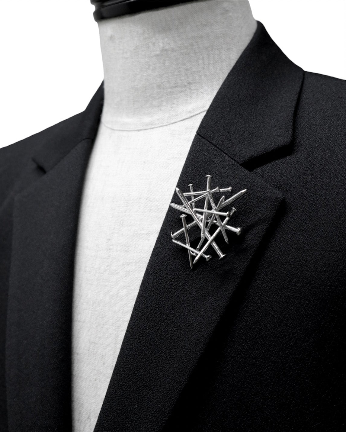 Intricate Nail Pin | Black