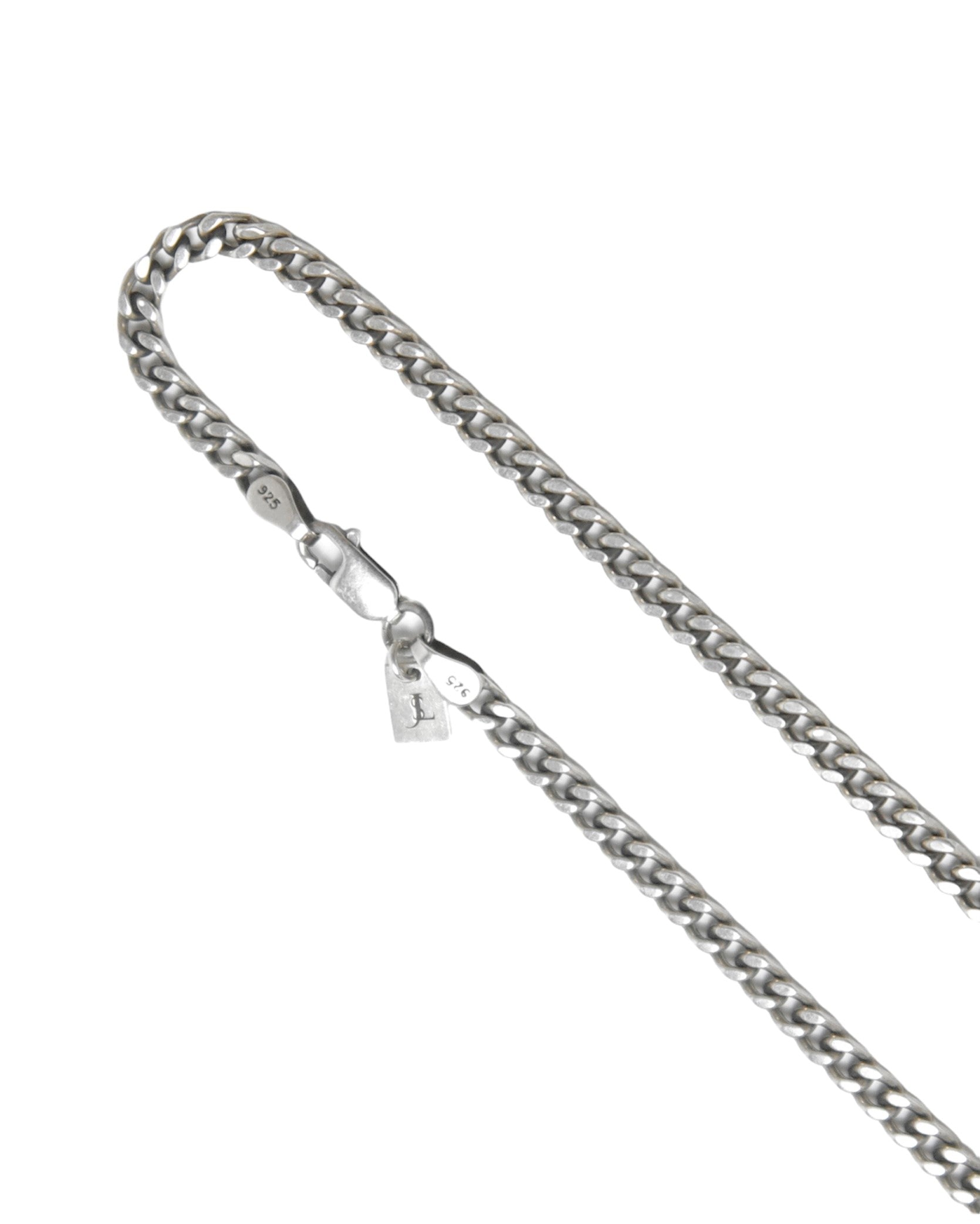 Silver Chain Long Necklace