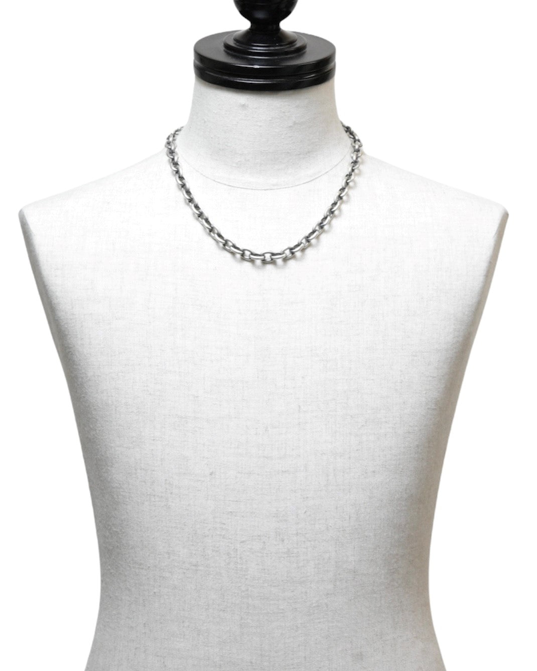 Silver Chain Short Necklace