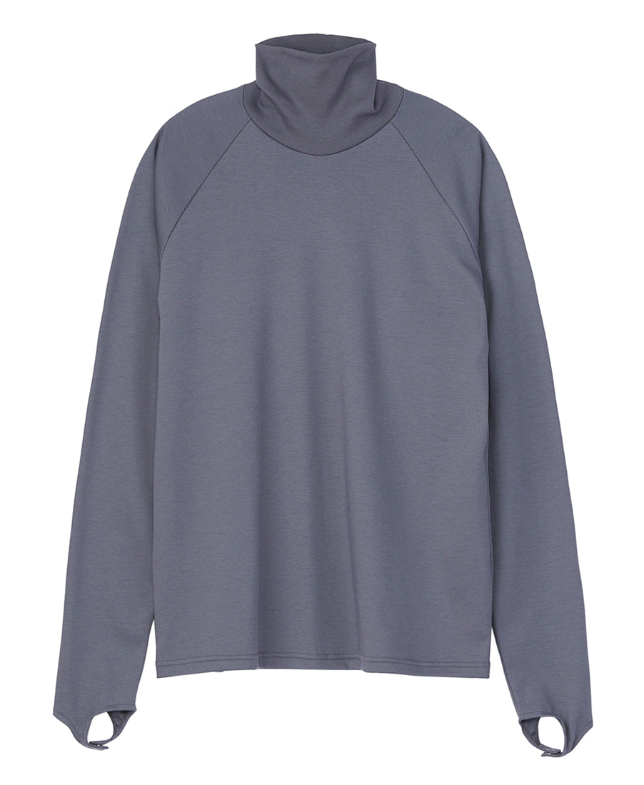 Turtle Neck Top | Gray