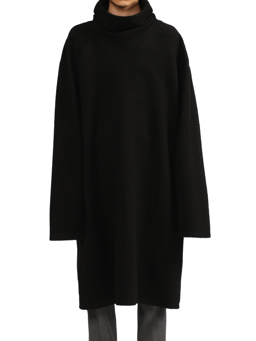 Wool Jersey Cowl Neck Top