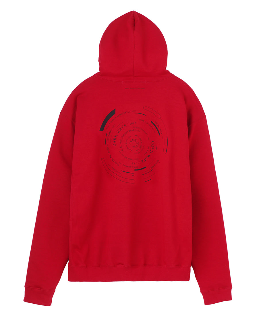 "Dark Wave" Sweat Hoodie | Red