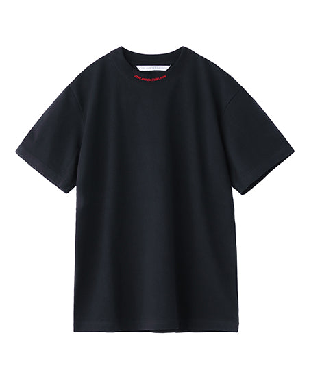 Logo jacquard t-shirt | Black*red