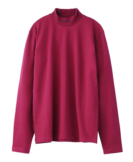 Logo jacquard hi-neck top