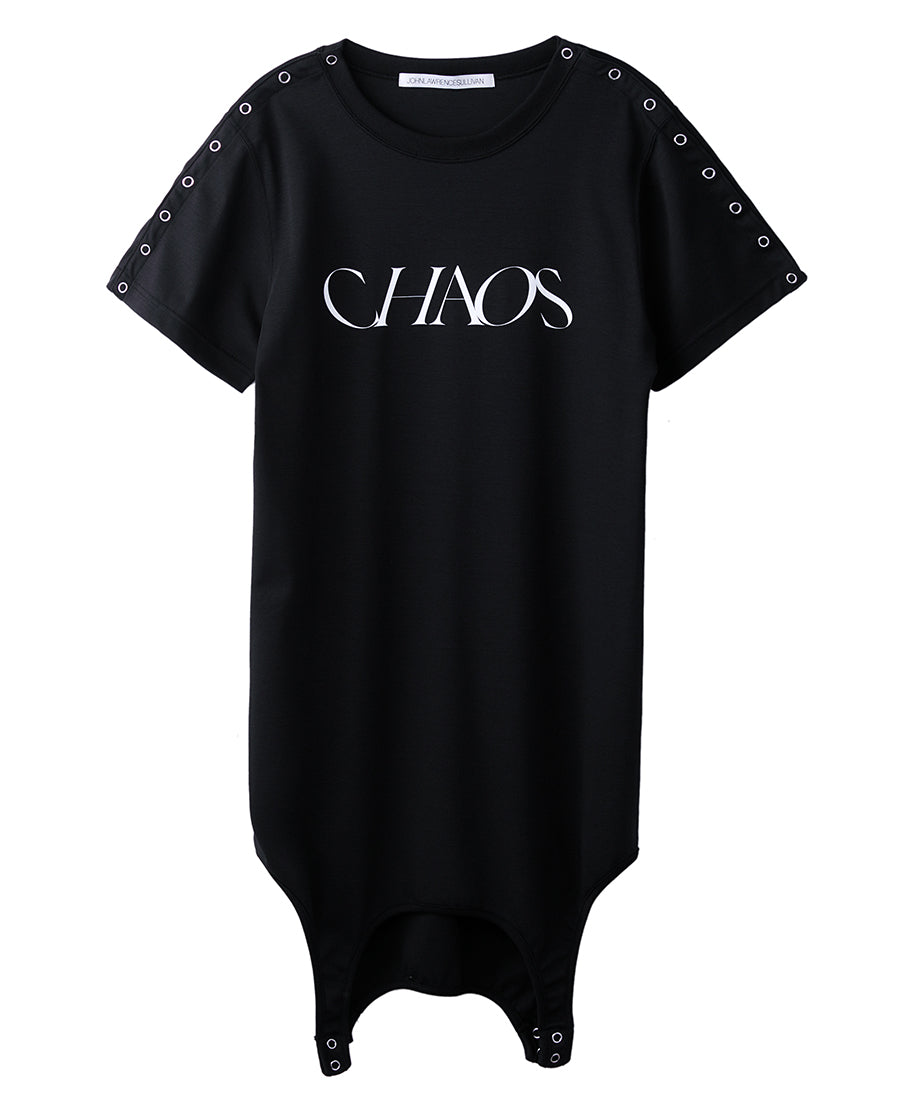 WOMENS "CHAOS" UP SIDE DOWN TOP | BLACK