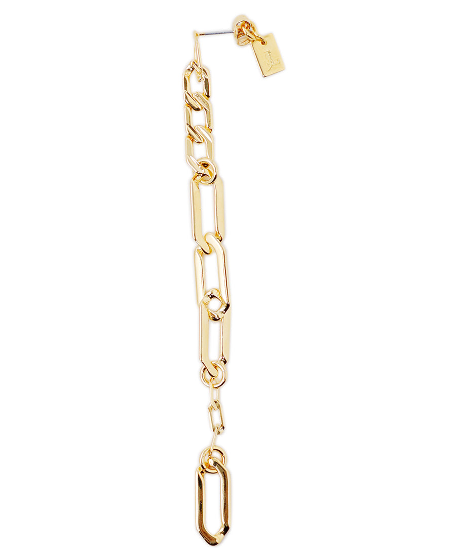 Mix Chain Piercing Earling | GOLD