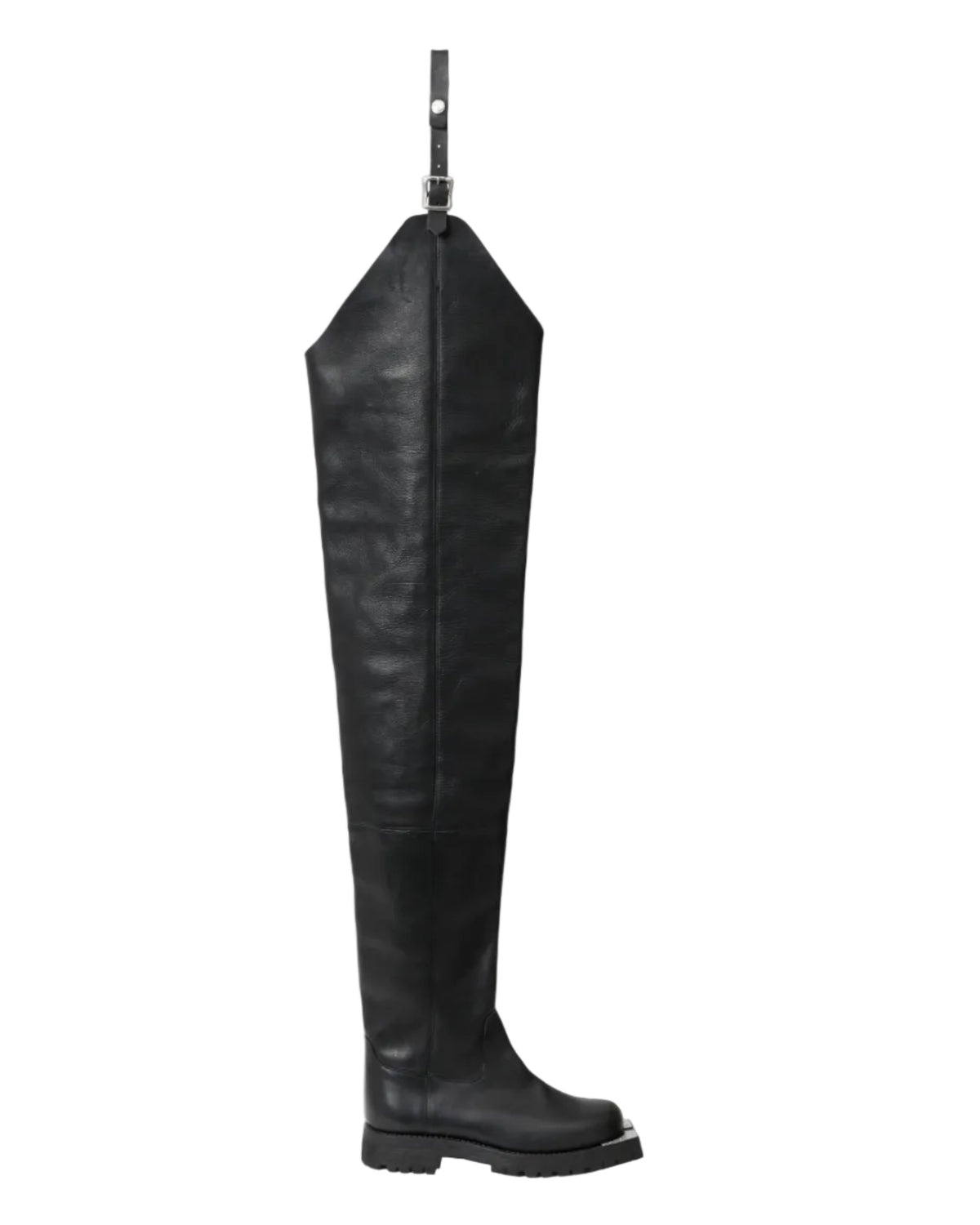 METAL TOE  KNEE HI BOOTS