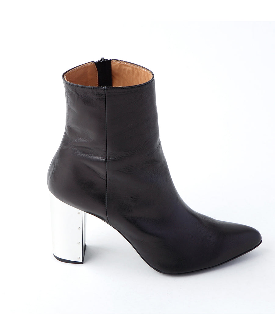 METAL HEEL LEATHER BOOTS JOHN LAWRENCE SULLIVAN