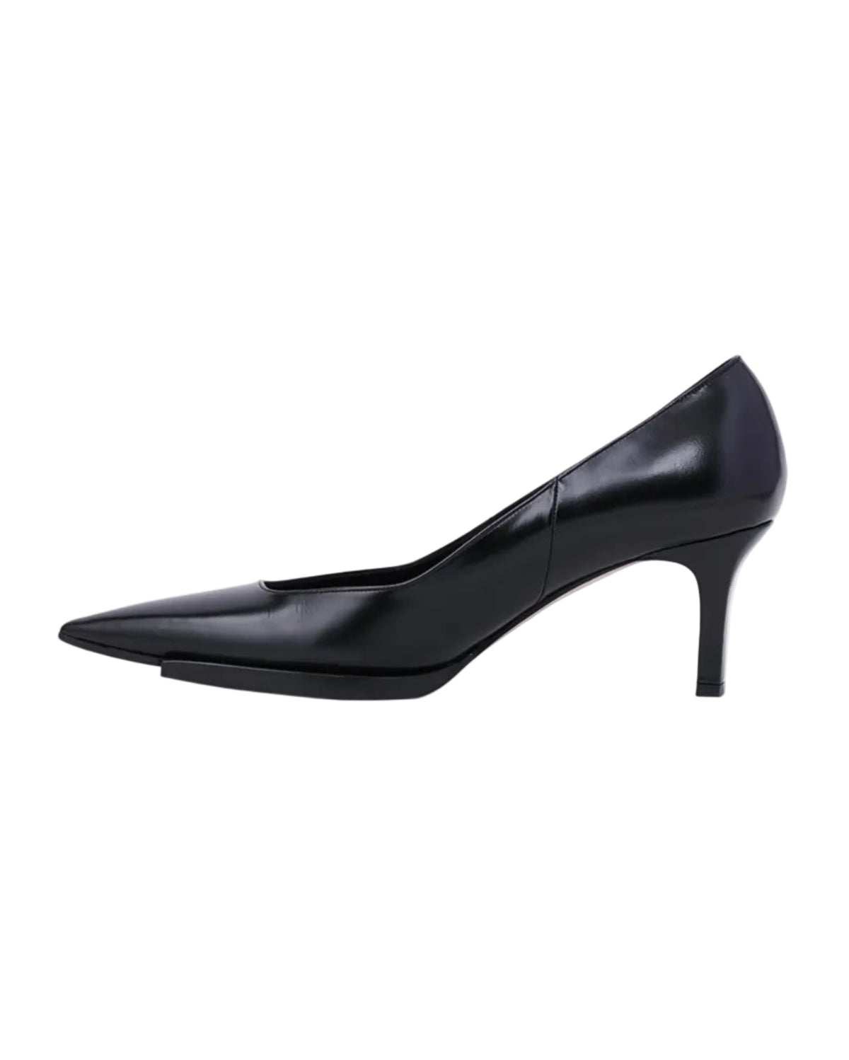 Womens Cut Off Sole Pumps | Black