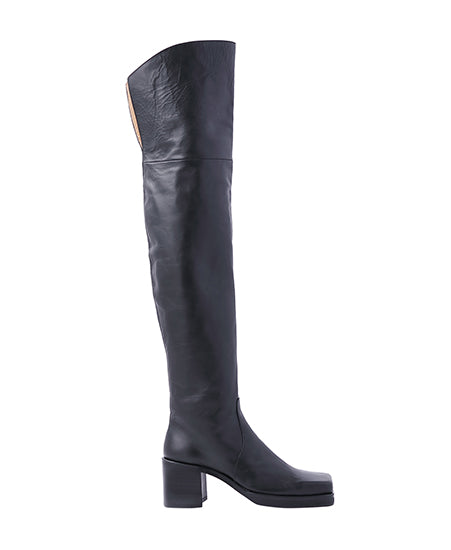 WOMENS SQUARE TOE LONG BOOTS