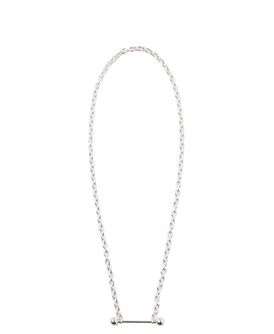 Strait Barbell Necklace (Short)